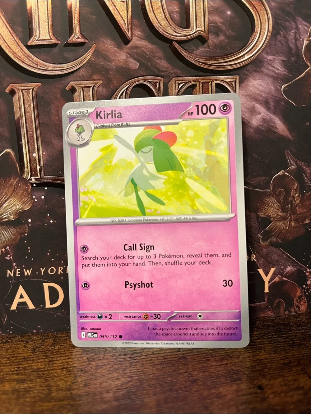 Kirlia Pokémon Card Mega Evolution 059/132